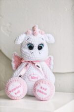 Magical Dull Pink Dragon Named symbol of the year 2024