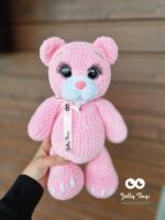 Personalized pink teddy bear - Image 2
