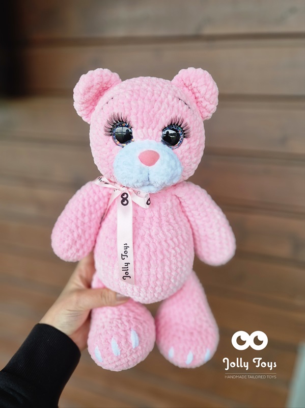 20250123_115332_1737627011627 Personalized pink teddy bear - Image 2
