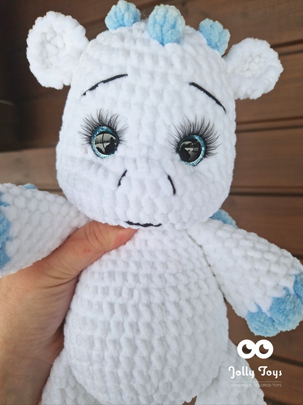 20240118_120047_1705603573458 Valge/helesinine armas draakon Nimeline katsikukingitus - Image 3