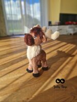 Uhke heegeldatud põder-pehme ja eriline kaaslane - Image 5