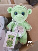 Armas roheline draakon Nime ja sünniandmetega katsikukingitus - Image 5