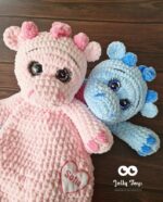 Blue cuddly dragon Name gift - Image 7