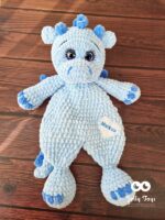 Blue cuddly dragon Name gift - Image 2