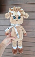 Armas lokilammas Käsitöö mänguasi jäär Nime ja sünniandmetega katsikukingitus - Image 4