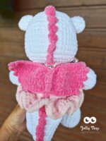 White dragon girl in a pink dress - Image 2