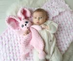 Pink cuddly bunny Personalised giftidea