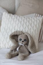 Brown cuddly bunny Personalised giftidea - Image 2