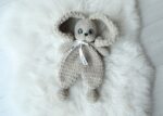 Brown cuddly bunny Personalised giftidea - Image 3