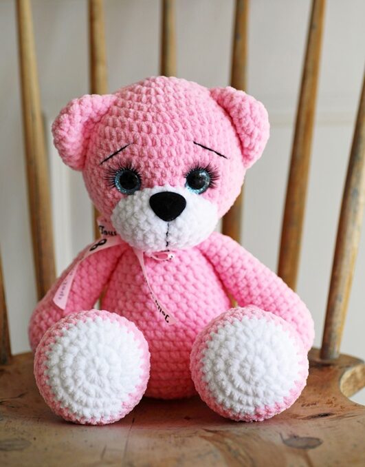 Bright pink teddygirl Kingitus lapsele