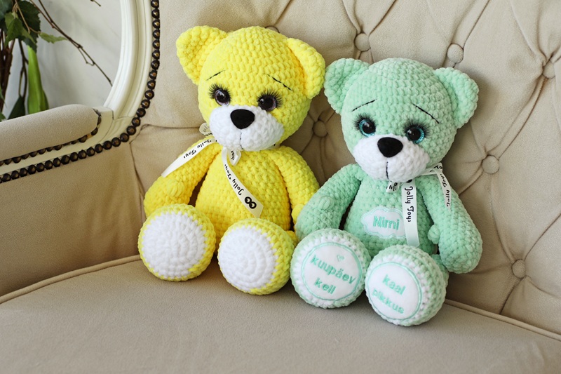 Yellow mint teddies Karud nimega Esimesed hetked