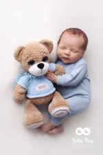 Eritellimus! Personaliseeritud karupoiss pruun/sinine