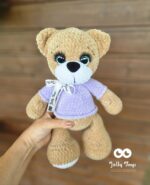 Nimeline pruun karu lillas särgis