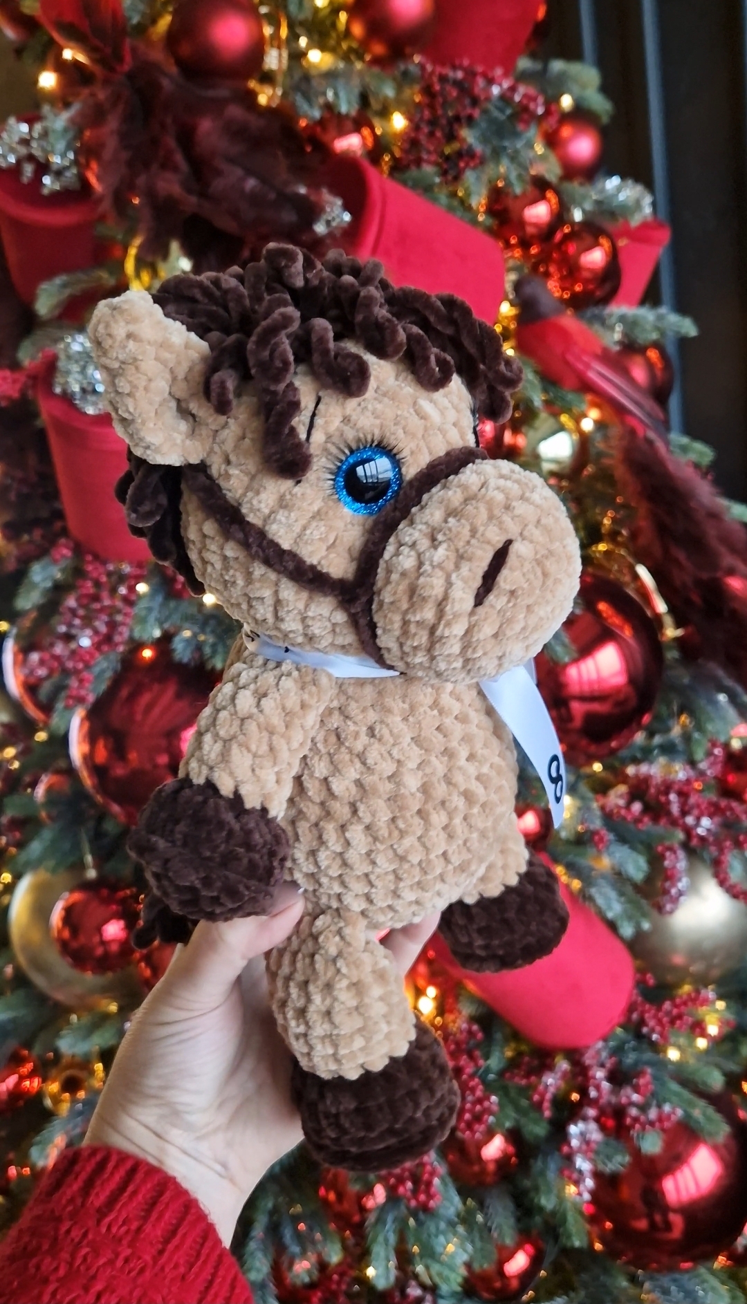 1000082760 Isikupärane heegeldatud helepruun hobune-Sinu beebi esimene parim sõber ja armsaim mälestus! - Image 1