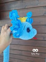 Eritelimus! Uhke sinine madu 2025. aasta sümbol Nimeline katsikukingitus - Image 2