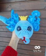 Eritelimus! Uhke sinine madu 2025. aasta sümbol Nimeline katsikukingitus